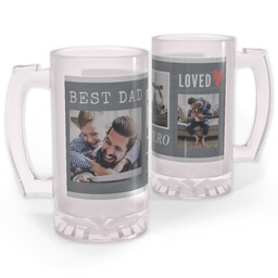 Personalized Beer Stein with Loved Hero design