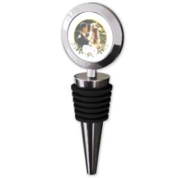 Thumbnail for Custom Wine Stoppers with Modern Floral Wreath design 2