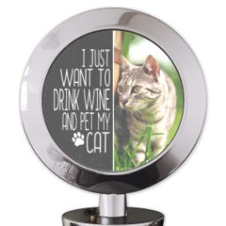 Thumbnail for Custom Wine Stoppers with Pet My Cat design 4