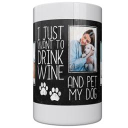 Thumbnail for Wine Bottle Chiller with Pet My Dog design 1