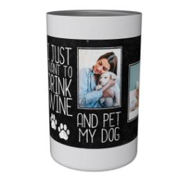 Thumbnail for Wine Bottle Chiller with Pet My Dog design 3
