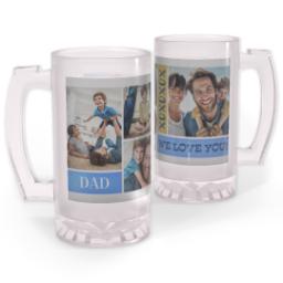 Thumbnail for Personalized Beer Stein with XO Dad design 1