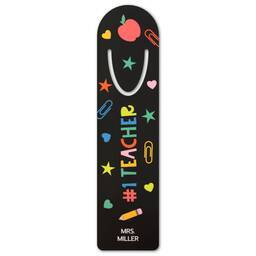 Bookmark with #1 Teacher design