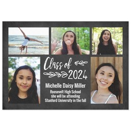 3.5x5 1 Hour Postcard with Grad  Laurels design