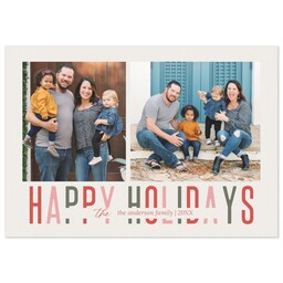 3.5x5 1 Hour Postcard with Happy Holly Type design