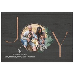 3.5x5 1 Hour Postcard with Joy Leaves design