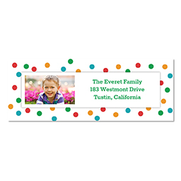Address Label with Playful Colors design