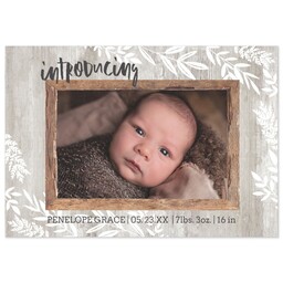 3.5x5 1 Hour Postcard with Rustic Debute design