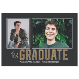 3.5x5 1 Hour Postcard with Varsity Graduate design