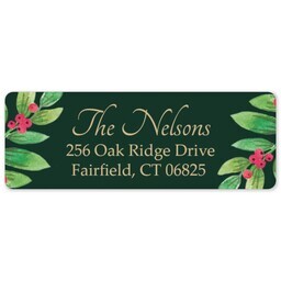 Address Label Sheet with Festive Frame design