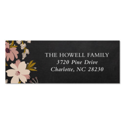 Address Label with Chalk It Up To Joy design