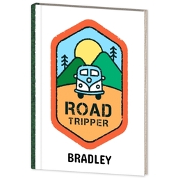 Journal Hardcover with Road Trip design