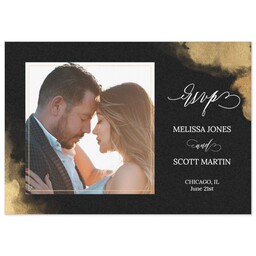 3.5x5 1 Hour Postcard with Glittering Occasion RSVP design