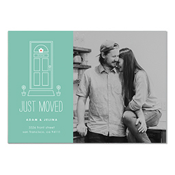 4.25x6 Postcard  with Moving In Style design