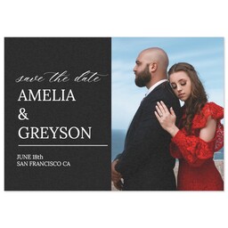 3.5x5 1 Hour Postcard with Our Big Save The Date design