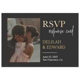 3.5x5 1 Hour Postcard with The Wait Is Finally Over RSVP design