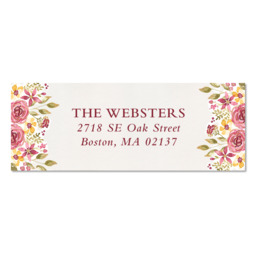 Address Label with Love & Joy design