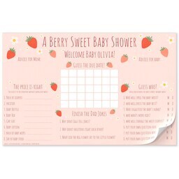 11"x17" Personalized Pad with Berry Baby Activity design