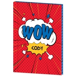 Journal Hardcover with Comic Wow design