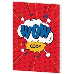 Journal Softcover with Comic Wow design