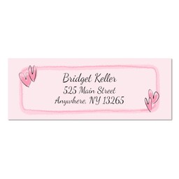 Address Label with Cupid's Wishes design