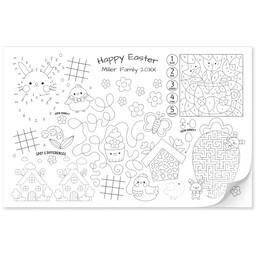 11"x17" Personalized Pad with Easter Activity design