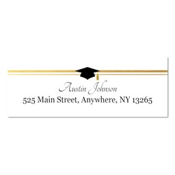 Address Label with Elegant Cap design