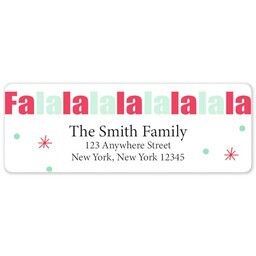 Address Label Sheet with Falala design