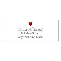 Address Label with Heartfelt design