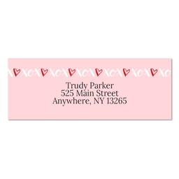 Address Label with Hugs and Kisses design