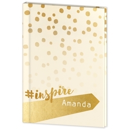 Journal Hardcover with Inspire Gold design