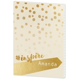 Journal Softcover with Inspire Gold design