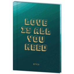Journal Hardcover with Love Stack design