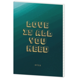 Journal Softcover with Love Stack design