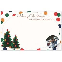 11"x17" Personalized Pad with Modern Christmas design