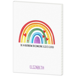 Journal Softcover with Rainbows design