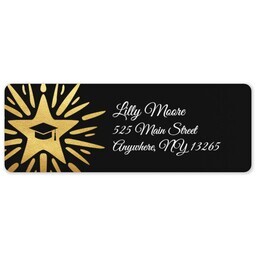 Address Label Sheet with Reaching For The Stars design