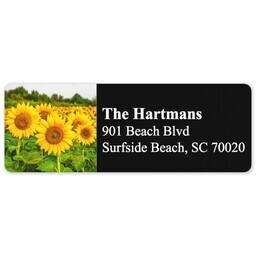 Address Label Sheet with Simple and Classic design