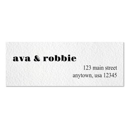 Address Label with Simple Modern design