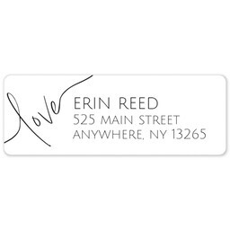 Address Label Sheet with Simply Love design