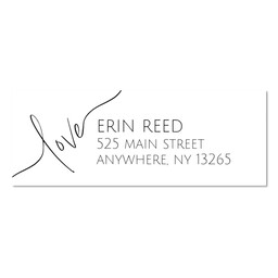 Address Label with Simply Love design