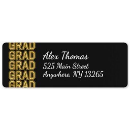 Address Label Sheet with The Grad design