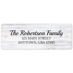 Address Label Sheet with Whimsy Wood design
