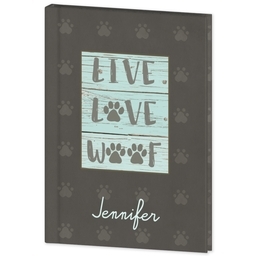 Journal Hardcover with Woof design