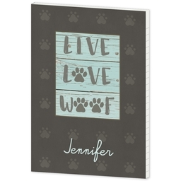 Journal Softcover with Woof design
