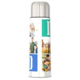 Thumbnail for 25oz Photo Thermos with Dad Blocks design 2