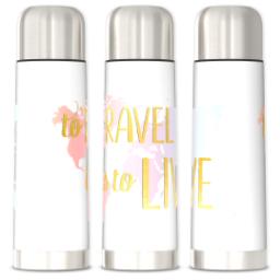 Thumbnail for 25oz Photo Thermos with Live Love Travel design 3