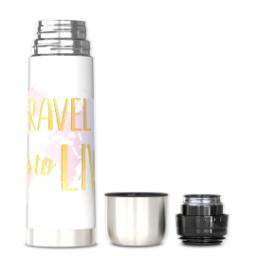 Thumbnail for 25oz Photo Thermos with Live Love Travel design 4