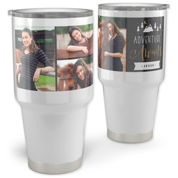 30oz Personalized Travel Tumber with Adventure Buddy design