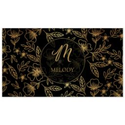 Thumbnail for 32oz Photo Water Bottles with Gilded Foliage Monogram design 2